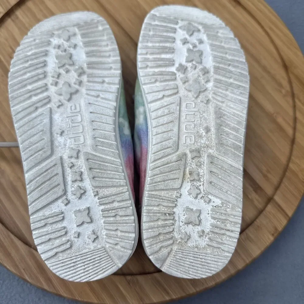 Hey Dude Wendy Boho Mandala Tie Dye‎ Slip On Shoes Youth Size K 13 Pink Green